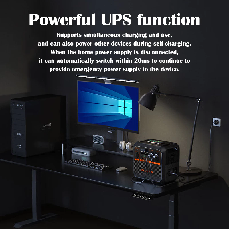 BLUETTI AC180P 1800W Portable Power Station | 1440Wh LiFePO₄ Battery Solar Generator for Home Backup, RV, Camping, Emergency | Fast Charging | 5-Year Local Warranty