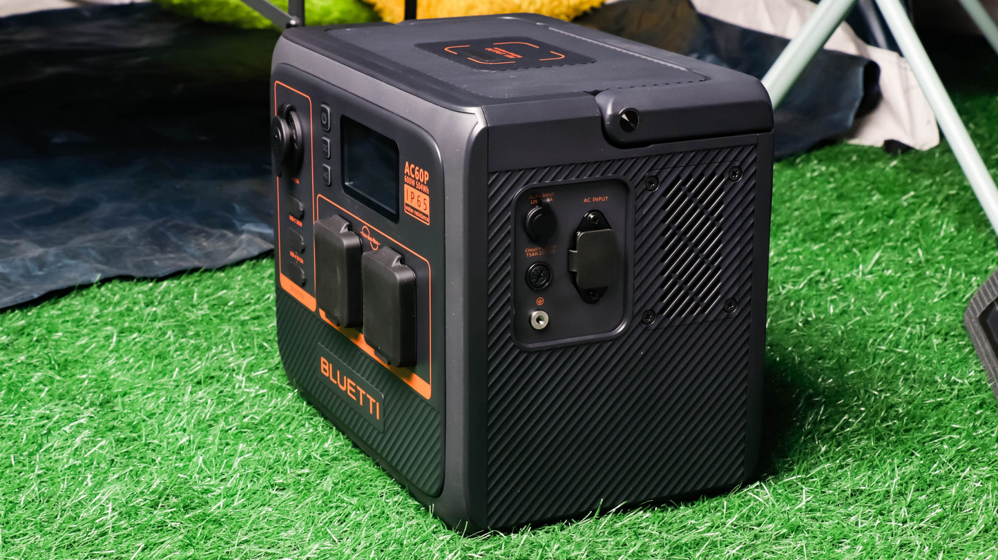 AUTHORIZED Bluetti AC60P Expandable Portable Waterproof Power Station 504Wh | 600W (1200W) - PREMIUM SERIES