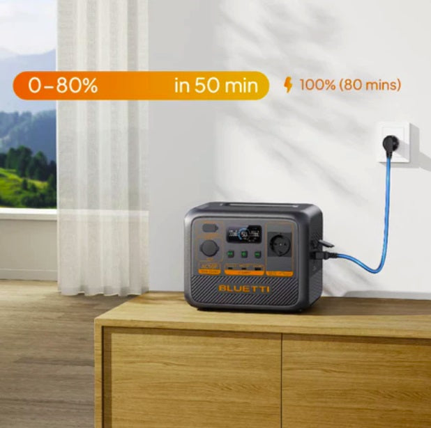 AUTHORIZED Bluetti AC50P Portable Power Station 504Wh LiFePO4 700W Output Solar Generator