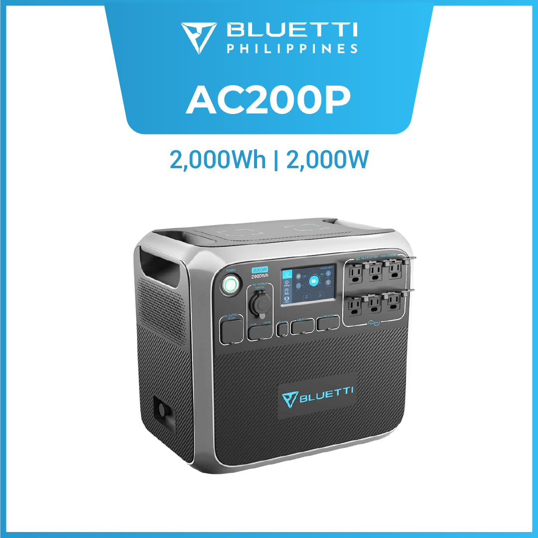 AUTHORIZED BLUETTI AC200P Portable Power Station | 2,000W 2,000Wh