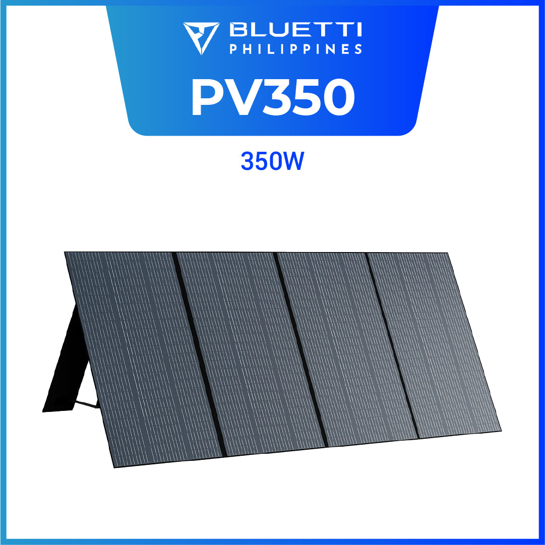 BLUETTI PV350 350W Foldable Solar Panel | High-Efficiency Portable Charger for Power Stations, Camping, Outdoor Backup | 1-Year Local Warranty