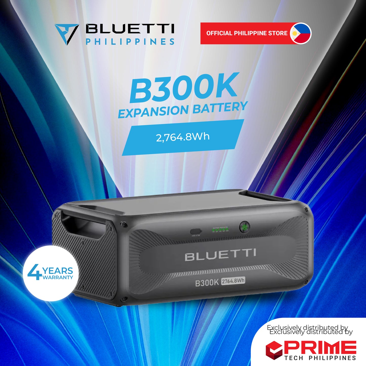 BLUETTI Expansion Battery B300K (2764.8Wh)