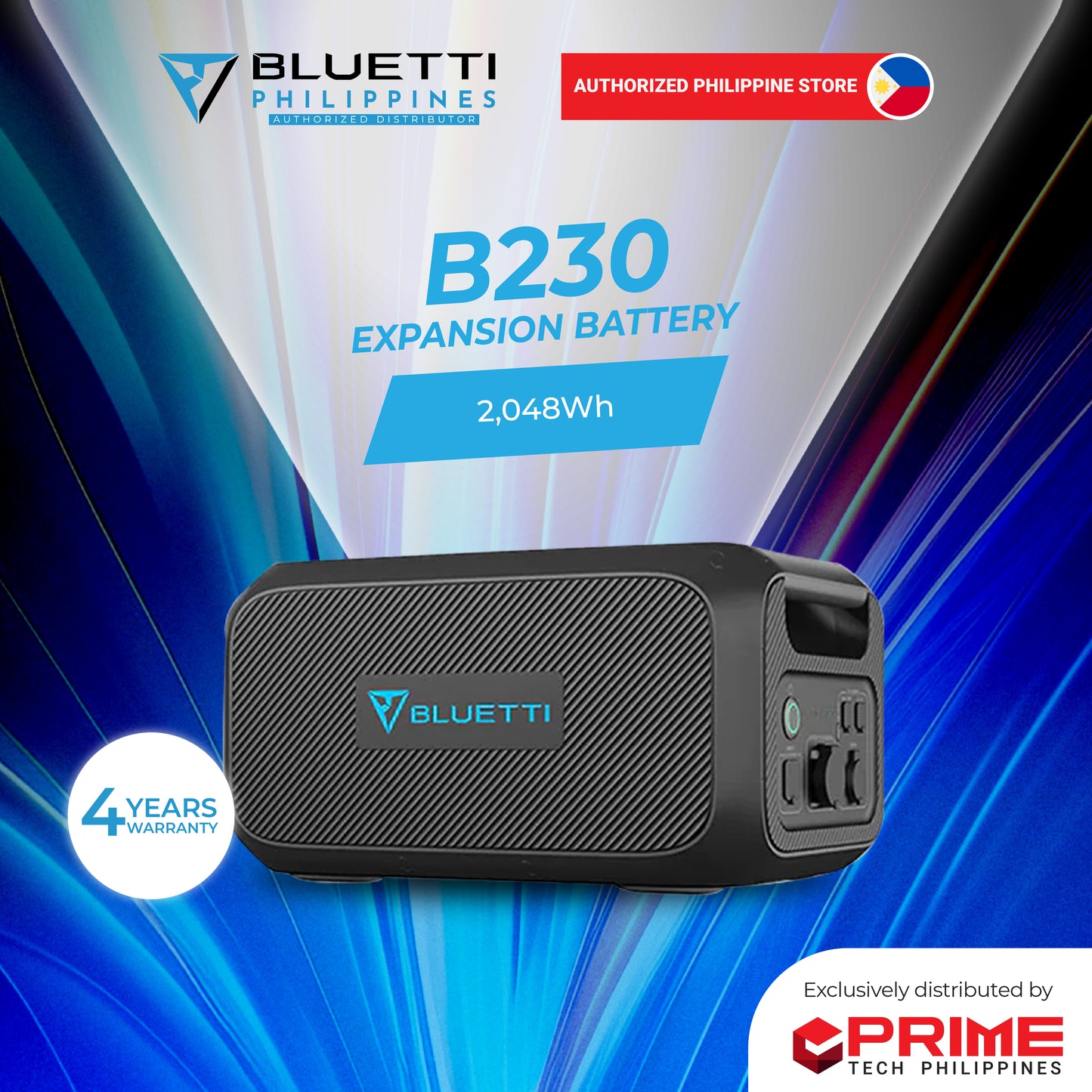 AUTHORIZED BLUETTI B230 Expansion Battery (2,048Wh)