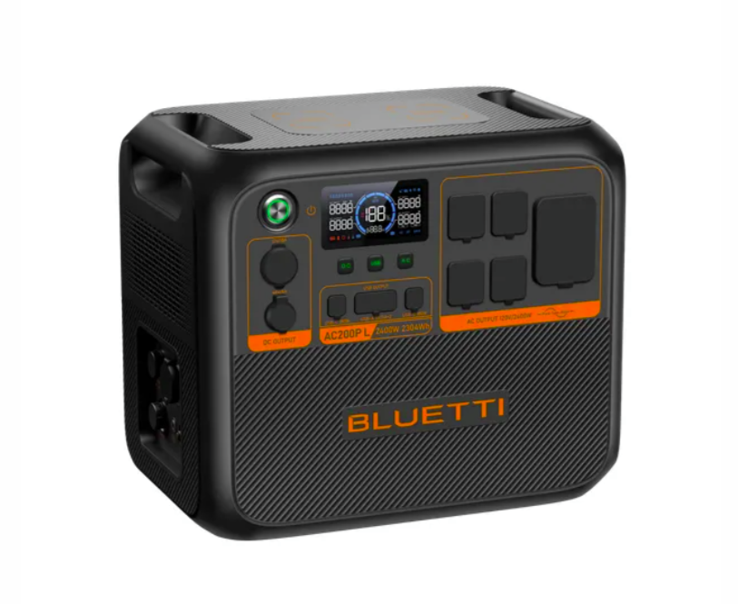 BLUETTI AC200PL Portable Power Station 2400W | 2304Wh LiFePO4 Battery | Fast Charging, Solar Generator, UPS Backup for Home & Outdoor Use | 5-Year Warranty