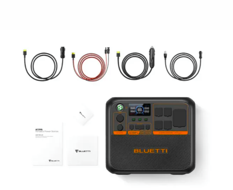 BLUETTI AC200PL Portable Power Station 2400W | 2304Wh LiFePO4 Battery | Fast Charging, Solar Generator, UPS Backup for Home & Outdoor Use | 5-Year Warranty