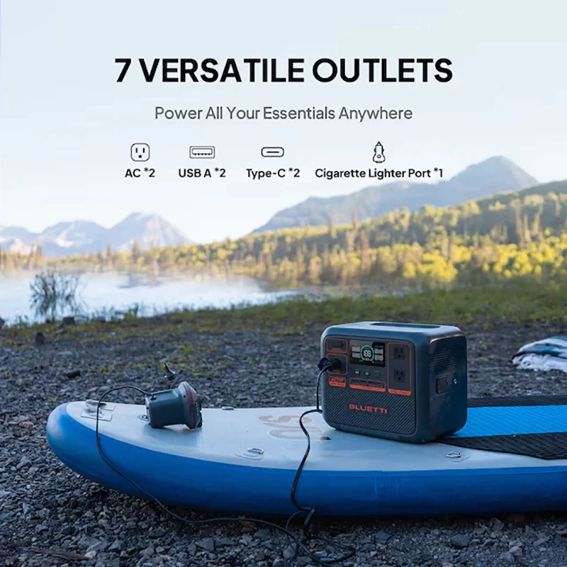 BLUETTI AC70P 1000W Portable Power Station with PV200 Solar Panel | 768Wh LiFePO4 Battery | 5-Year Warranty