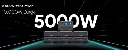 BLUETTI AC500 + B300K Home Battery Backup