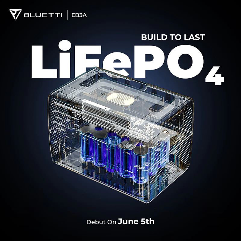 BLUETTI EB3A 600W with PV120 Solar Panel Portable Power Station 268Wh LiFePO4 Battery Backup Solar