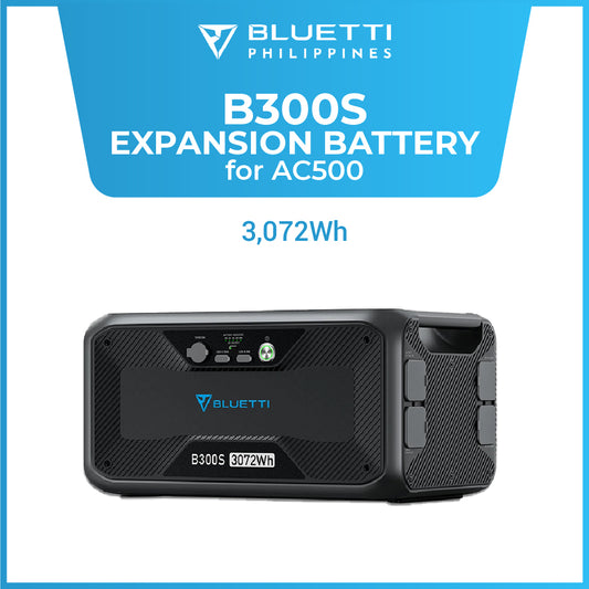 BLUETTI B300S Expansion Battery (3,072Wh) - Only Works With AC500