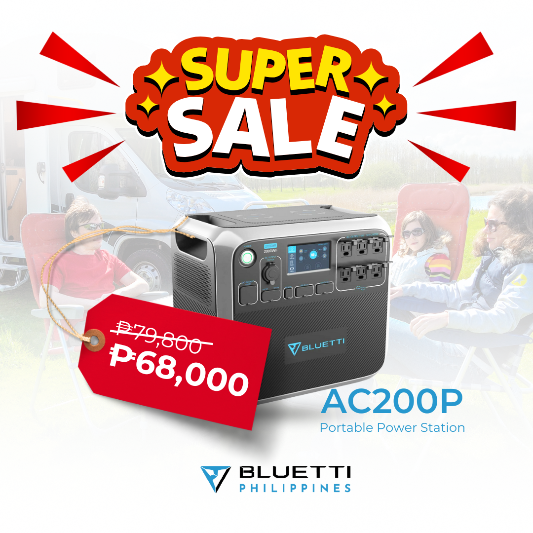 BLUETTI AC200P Portable Power Station | 2,000W 2,000Wh