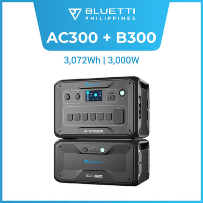 BLUETTI AC300 + 1*B300 - Home Battery Backup