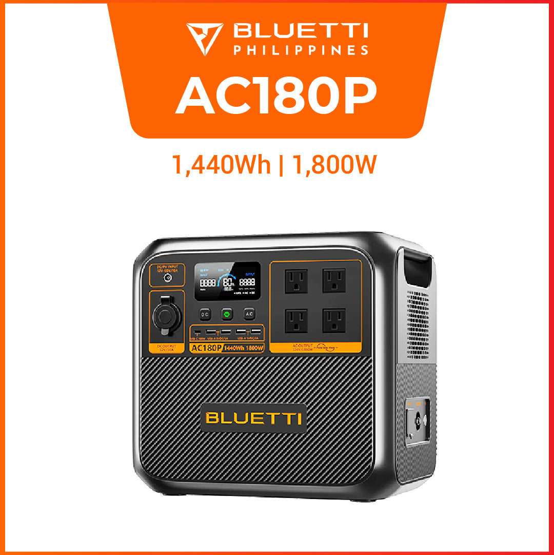 Bluetti AC180P 1440Wh/1800W - PREMIUM SERIES