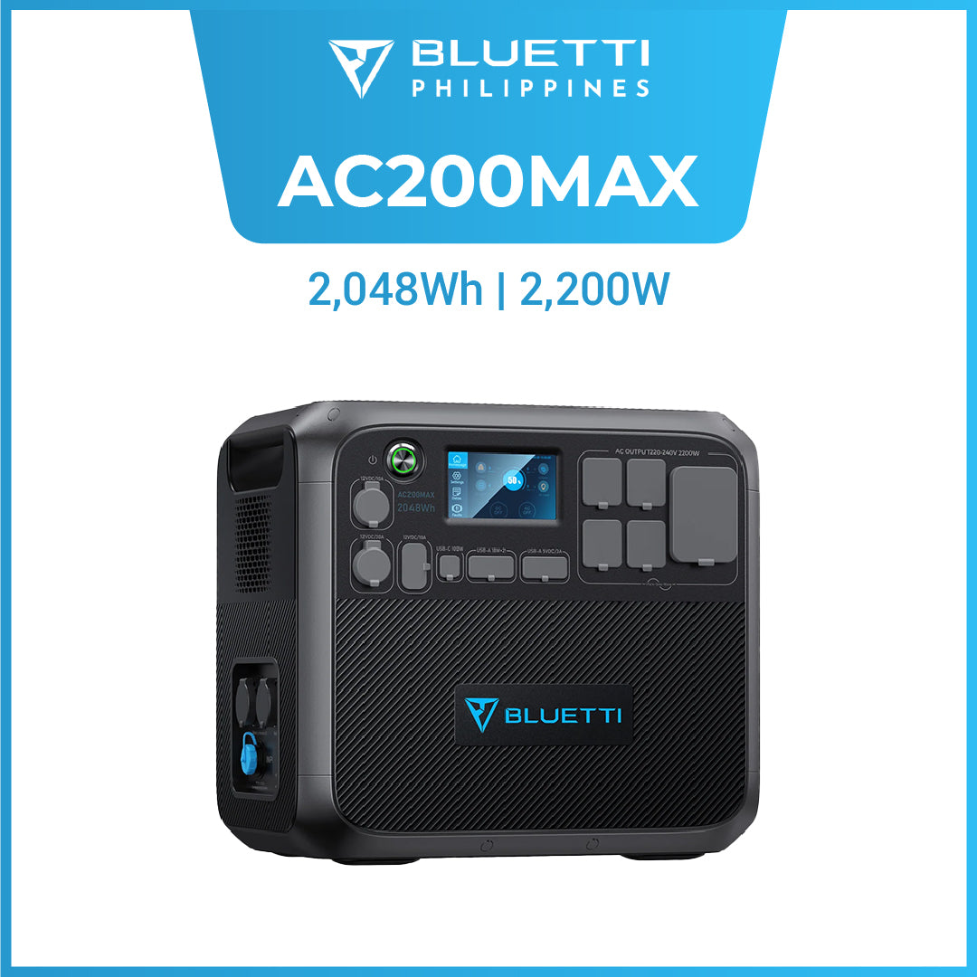 BLUETTI AC200MAX Expandable Power Station (2,200W)