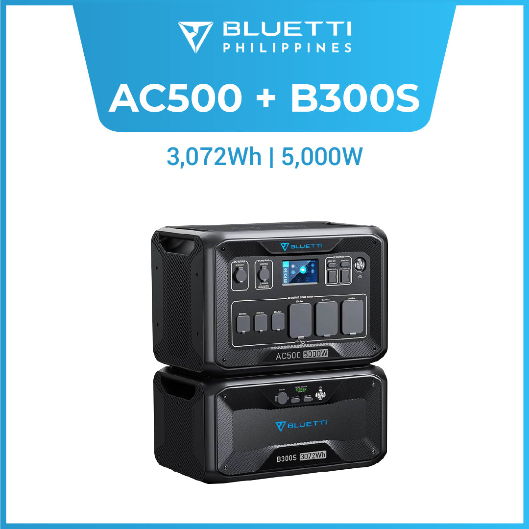 BLUETTI AC500 + B300S - Home Battery Backup