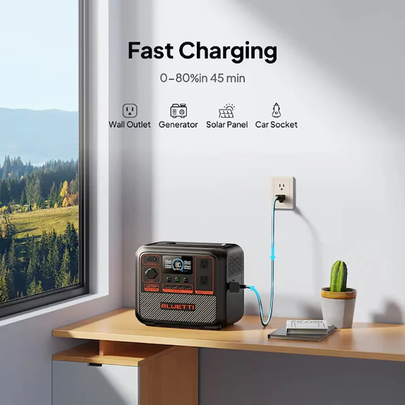 BLUETTI AC70P 1000W Portable Power Station with PV200 Solar Panel | 768Wh LiFePO4 Battery | 5-Year Warranty