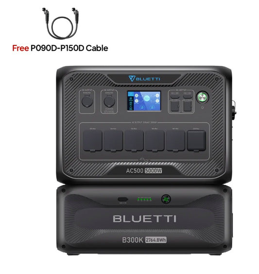 BLUETTI AC500 + B300K Home Battery Backup