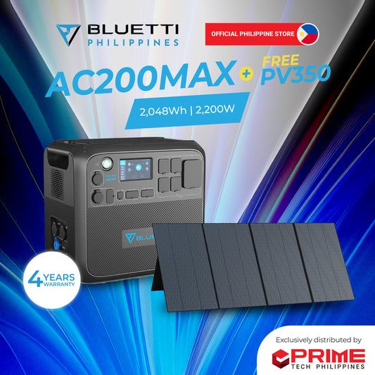 BLUETTI AC200MAX + FREE PV350 | Solar Generator Kit