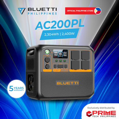 BLUETTI AC200PL Expandable Power Station | 2400W 2304Wh - PREMIUM SERIES