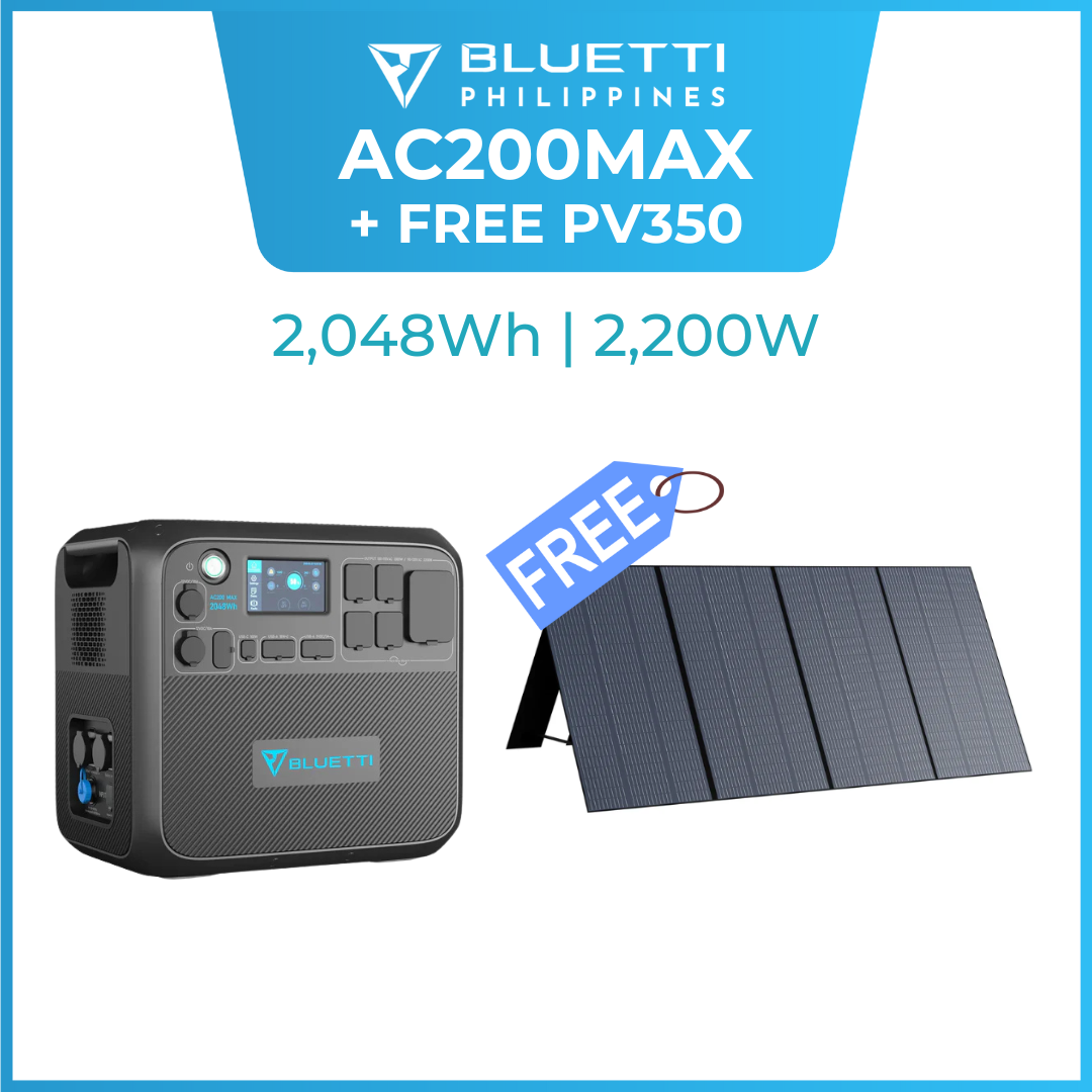 BLUETTI AC200MAX + FREE PV350 | Solar Generator Kit