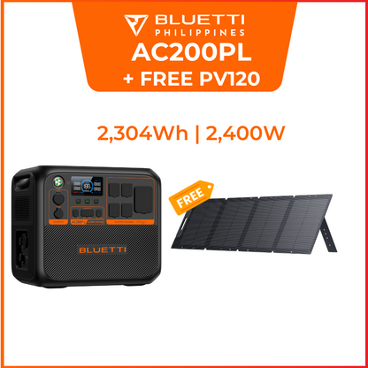 BLUETTI AC200PL Expandable Power Station | 2400W 2304Wh - PREMIUM SERIES