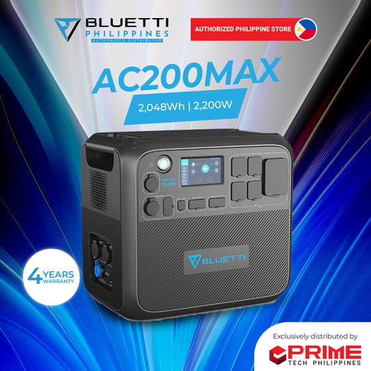 AUTHORIZED BLUETTI AC200MAX Expandable Power Station (2,200W)