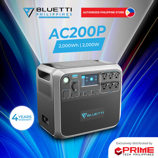 AUTHORIZED BLUETTI AC200P Portable Power Station | 2,000W 2,000Wh