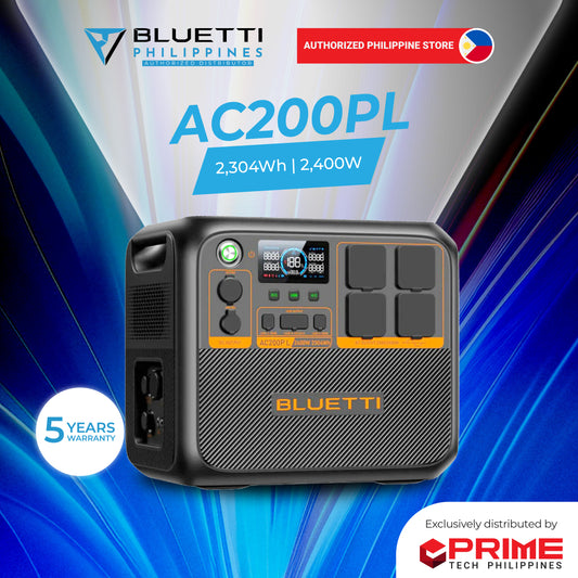 AUTHORIZED BLUETTI AC200PL Expandable Power Station | 2400W 2304Wh - PREMIUM SERIES