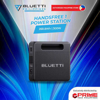 Bluetti Handsfree1 268Wh Portable Power Station 300W AC Output 230V LiFePO4 Battery UPS Function DC/USB-C SolarGenerator