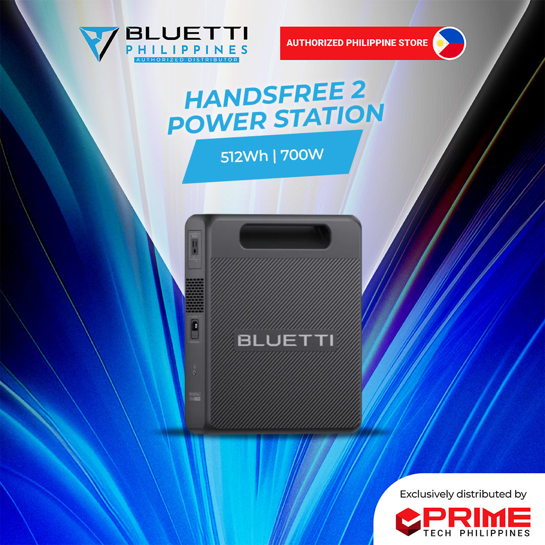 BLUETTI Handsfree2 Power Station – 700W | 512Wh | LiFePO4 | 230V AC Output | With UPS Function