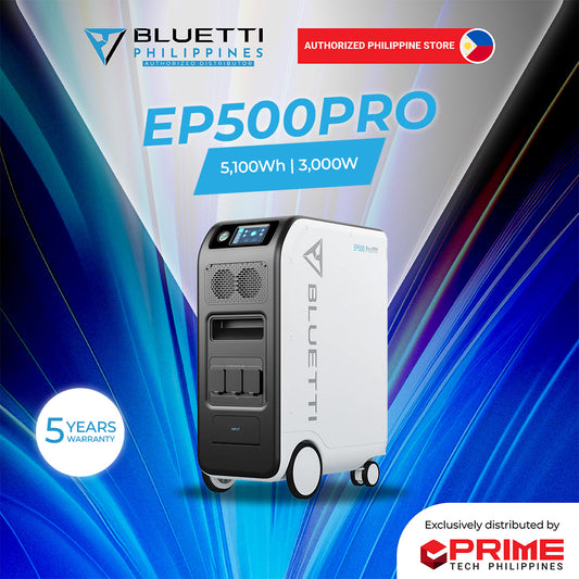 AUTHORIZED BLUETTI EP500Pro Solar Power Station (3,000W)