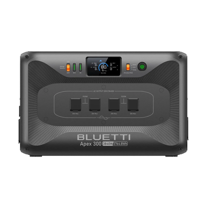 BLUETTI Apex 300 Portable Power Station 2764.8Wh 3840W Solar Generator LiFePO4 Battery Backup Home RV Emergency Power